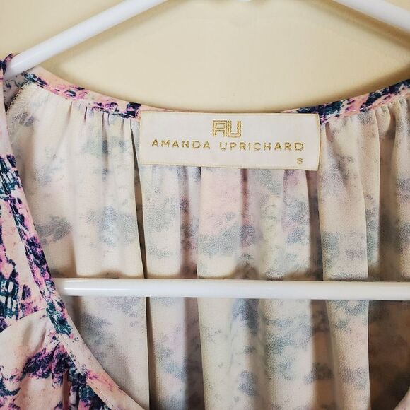 Amanda Uprichard Ora Snake Print Cold Shoulder Dress Size small - Picture 7 of 10